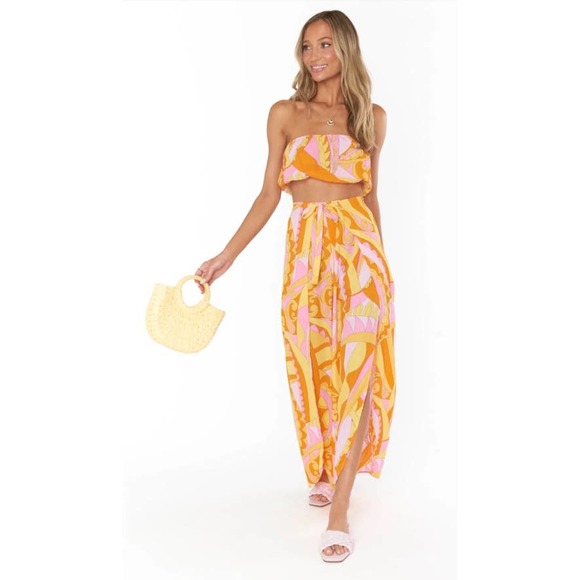 Show Me Your MuMu Limbo Pants & Teeny Tube Top Set in Caribbean Cocktail - Picture 5 of 13